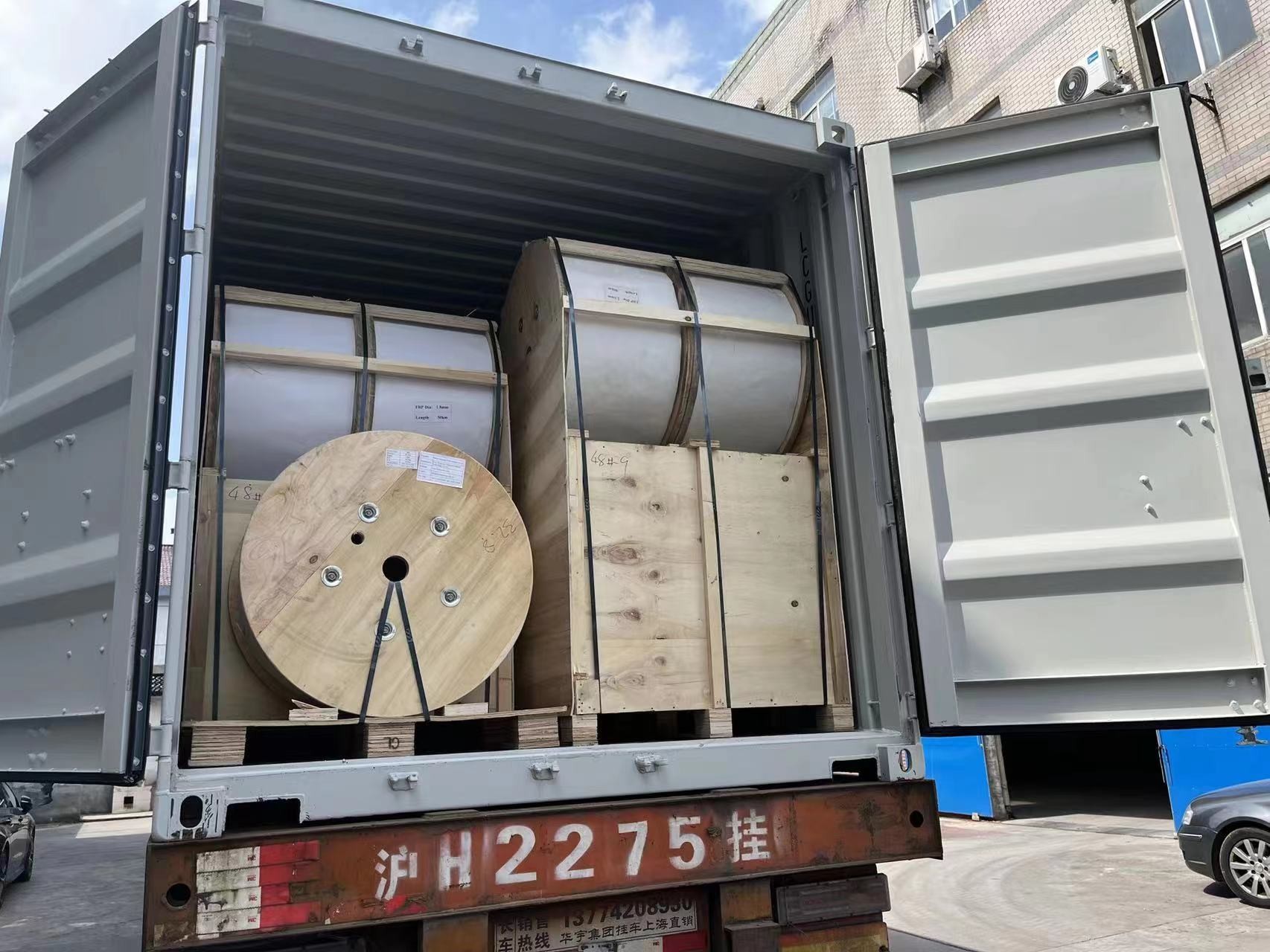 Φ5.0 Non Metallic FRP Strength Member Reinforced Plastic For Optic Cables